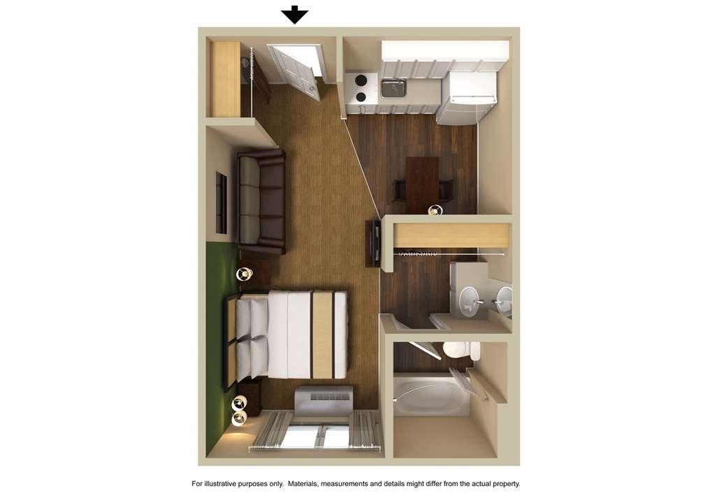 Extended Stay America Suites - Tampa - Airport - N Westshore Blvd Ruang foto